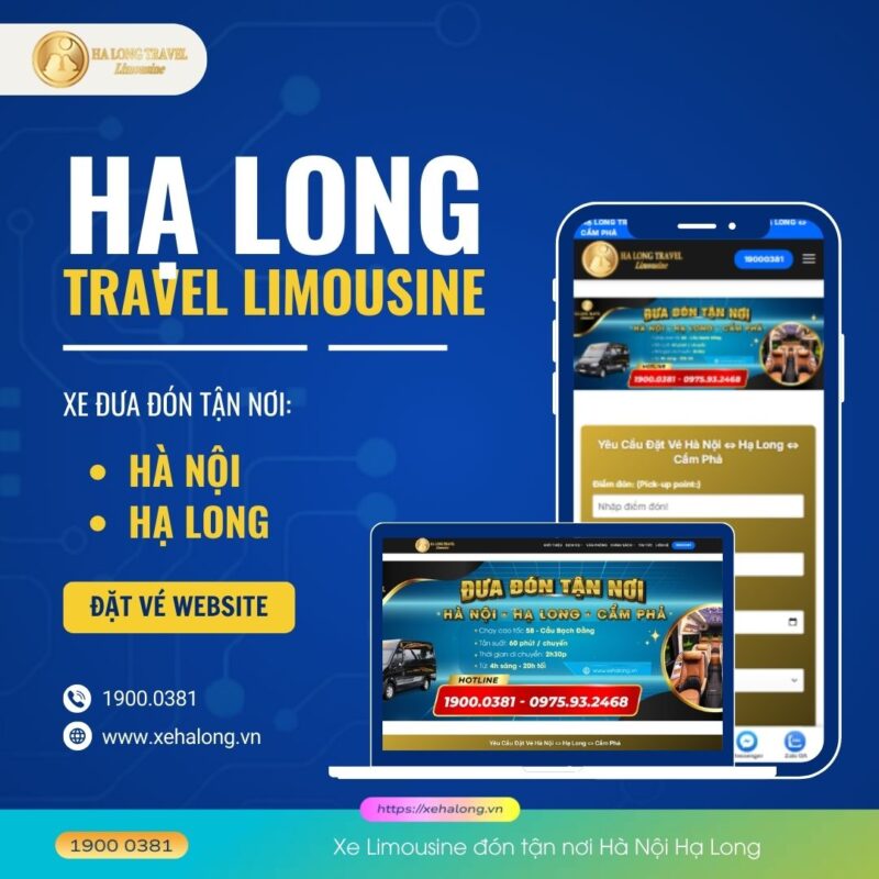 Xe limousine nào có dịch vụ đón tận nhà từ Hà Nội đi Hạ Long? 1 Xe Limousine đón tận nơi Hà Nội - Hạ Long